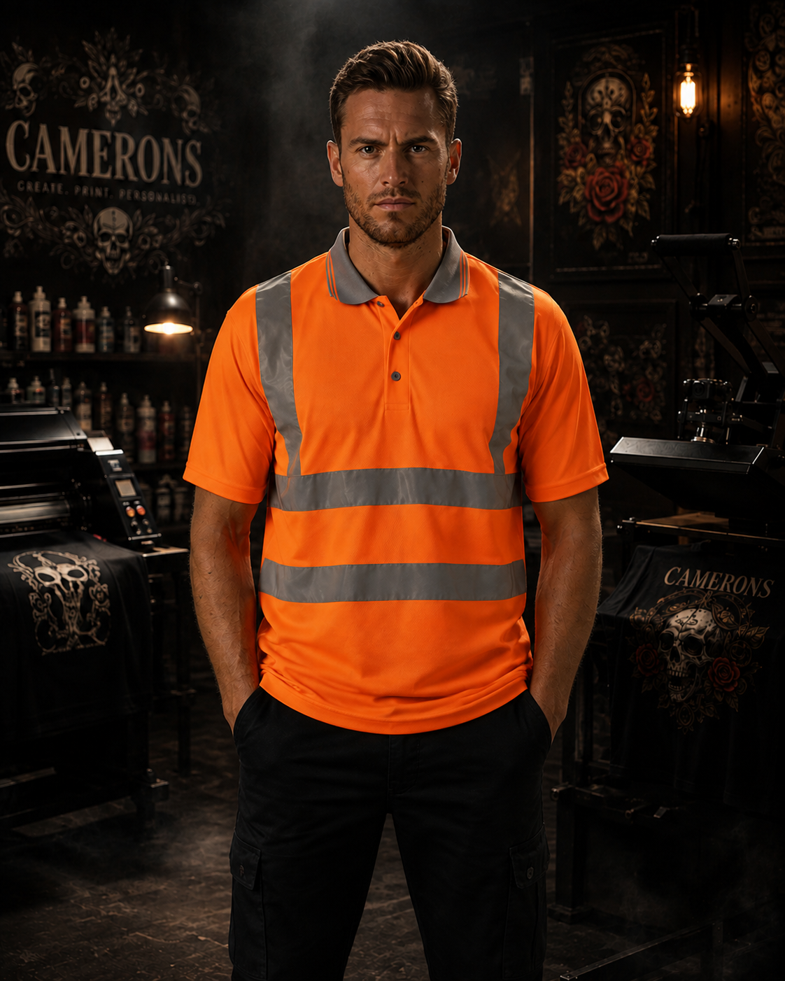 Warrior Hi-Vis Polo Shirt