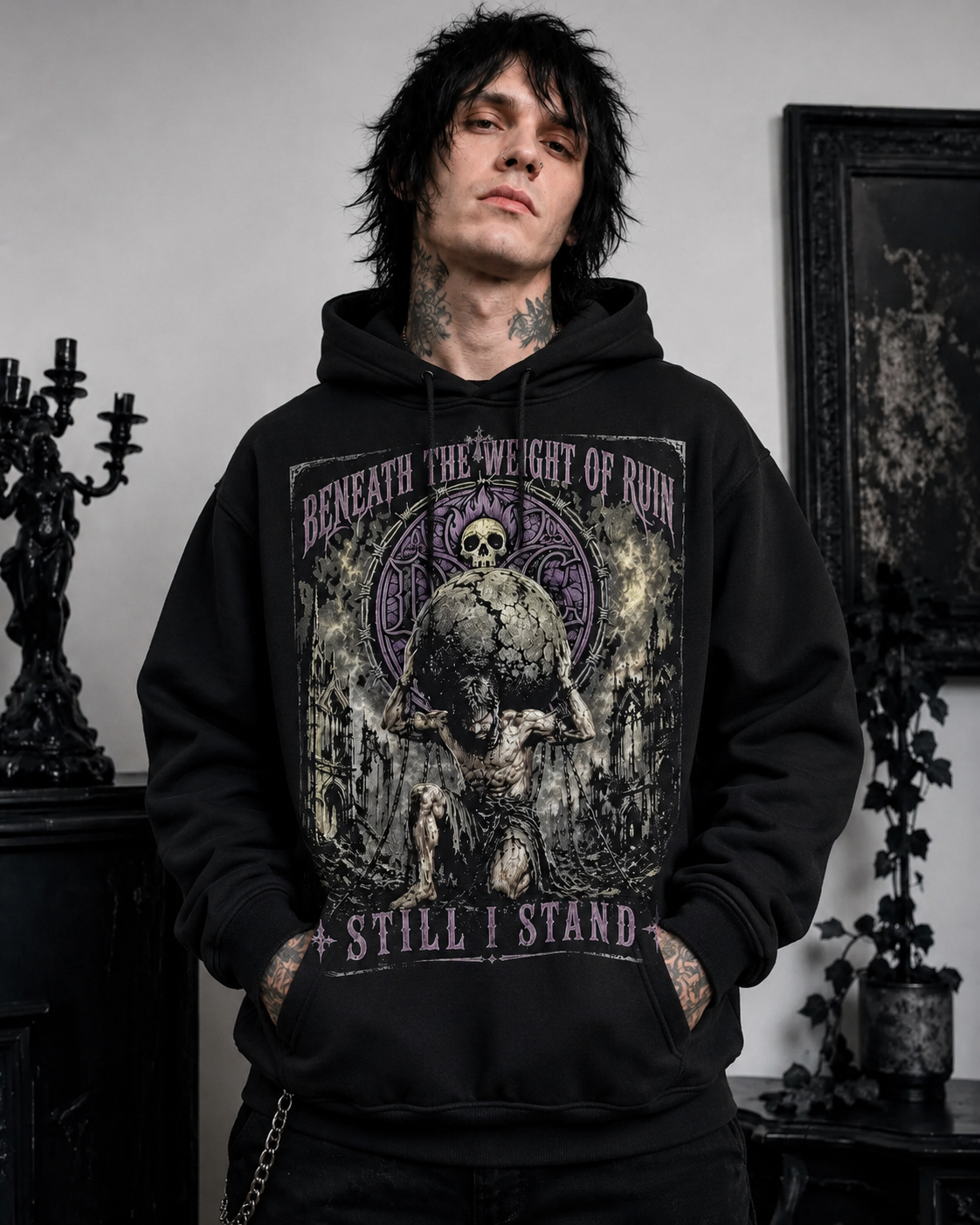 Beneath the weight Hoodie