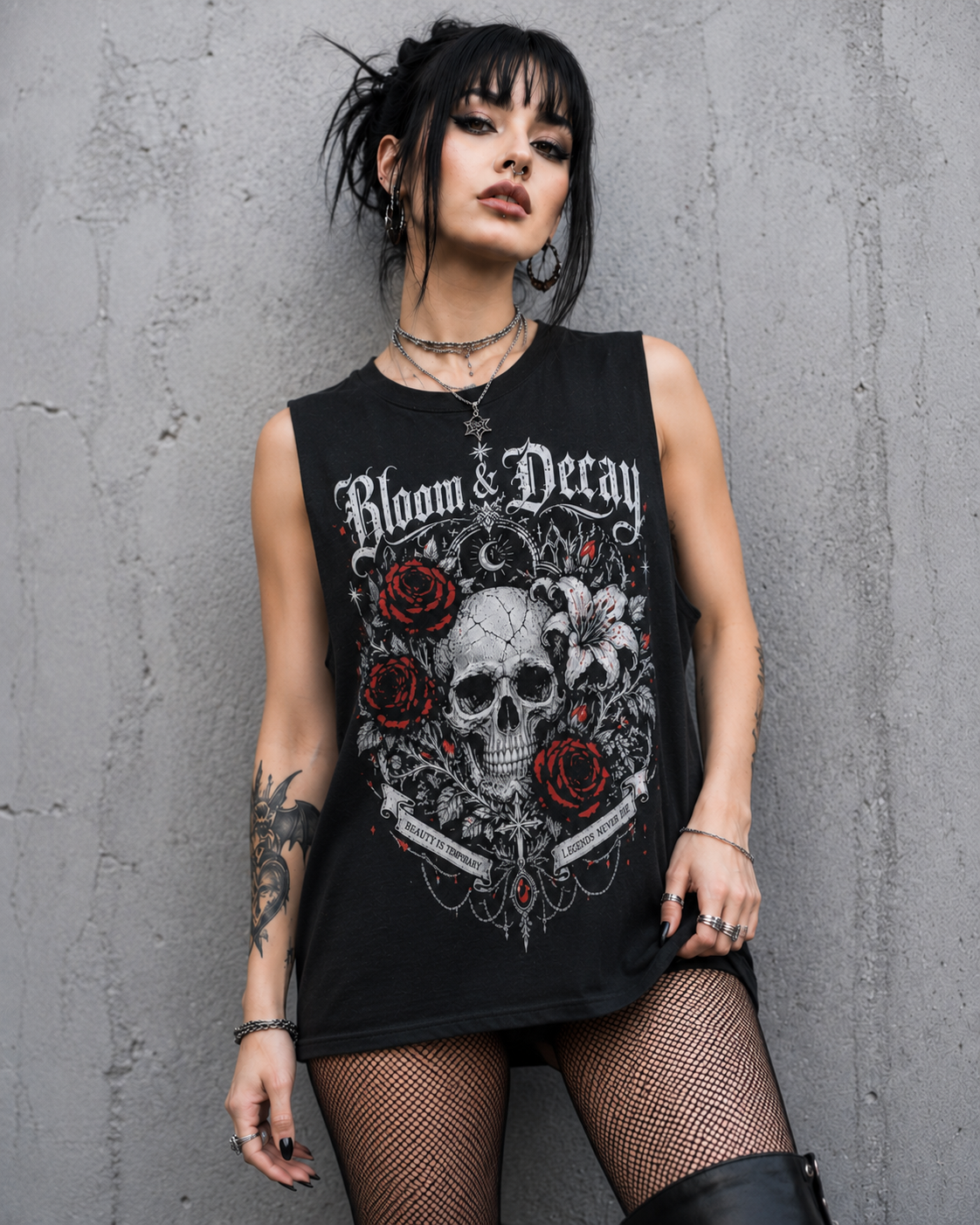 Bloom & Decay Sleeveless Vest