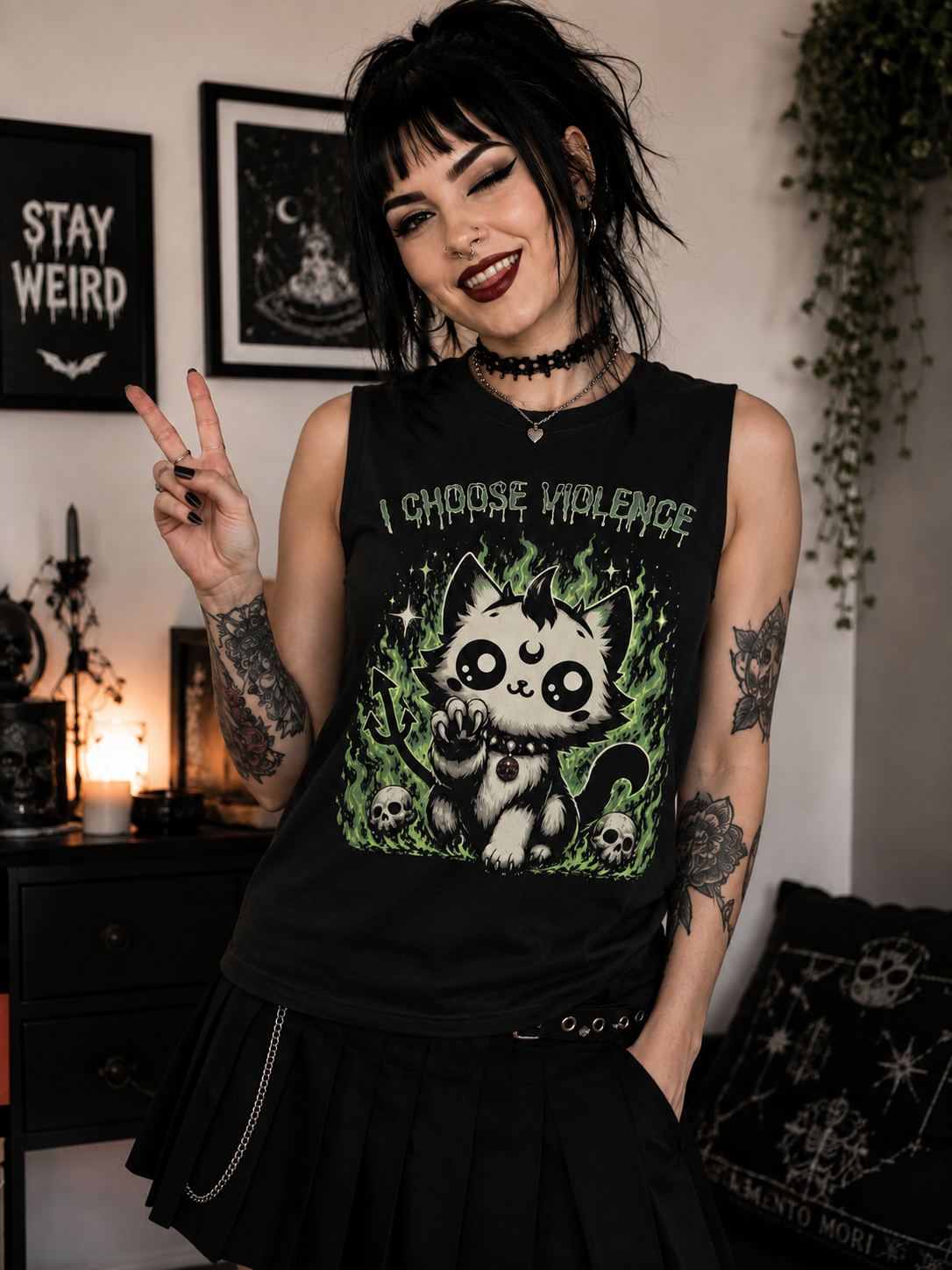I Choose Violence Sleeveless Vest