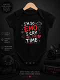 I’m So Emo I Cry All The Time Baby Vest