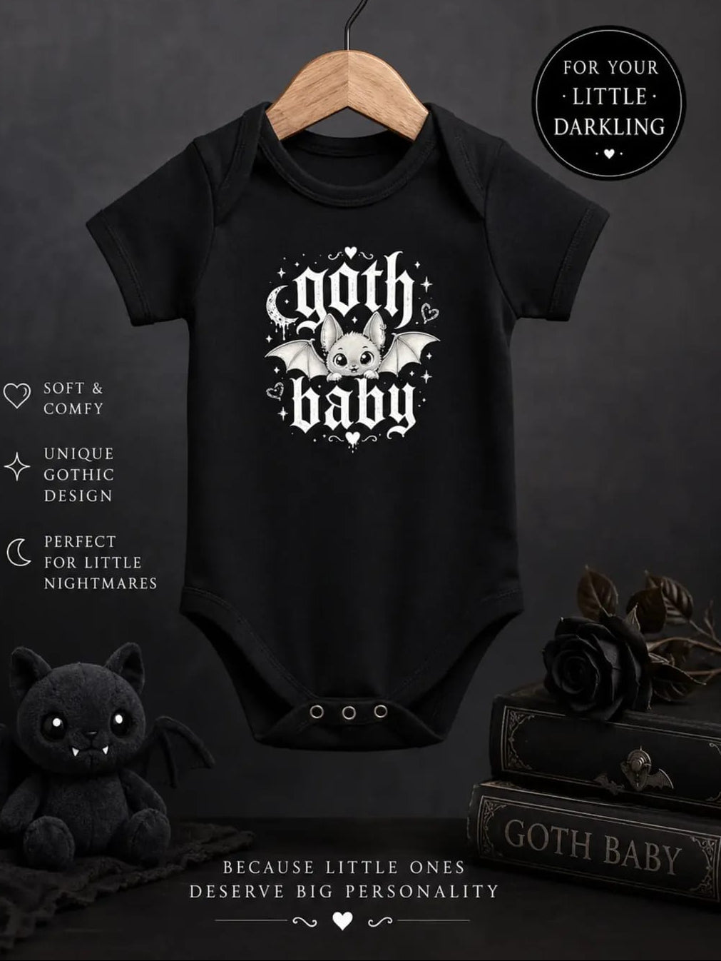 Goth Baby Vest