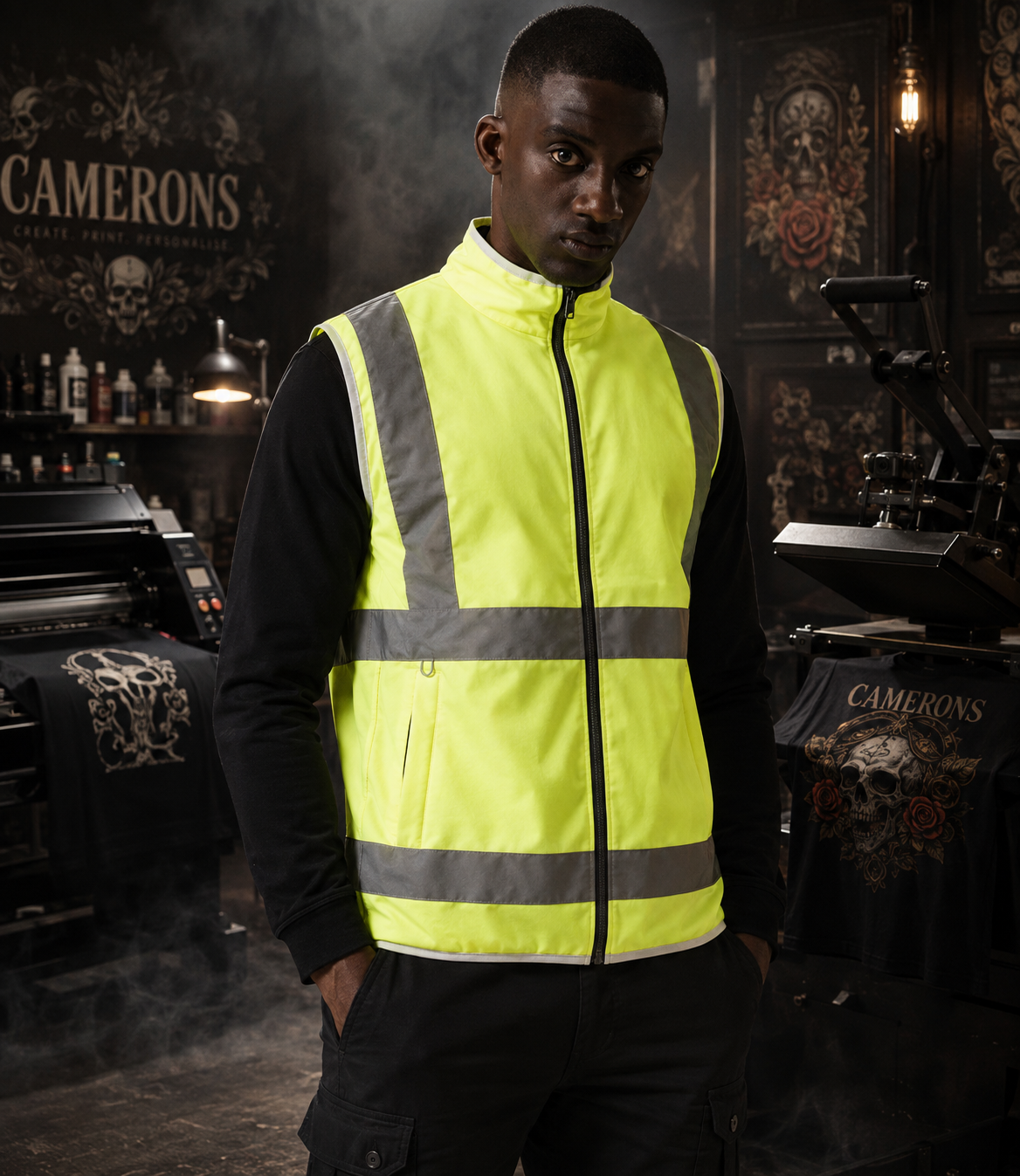 High Visibility Pro Full Zip Gilet