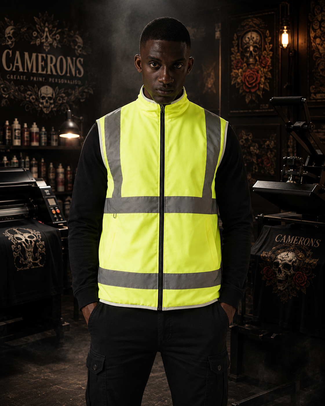 High Visibility Pro Full Zip Gilet