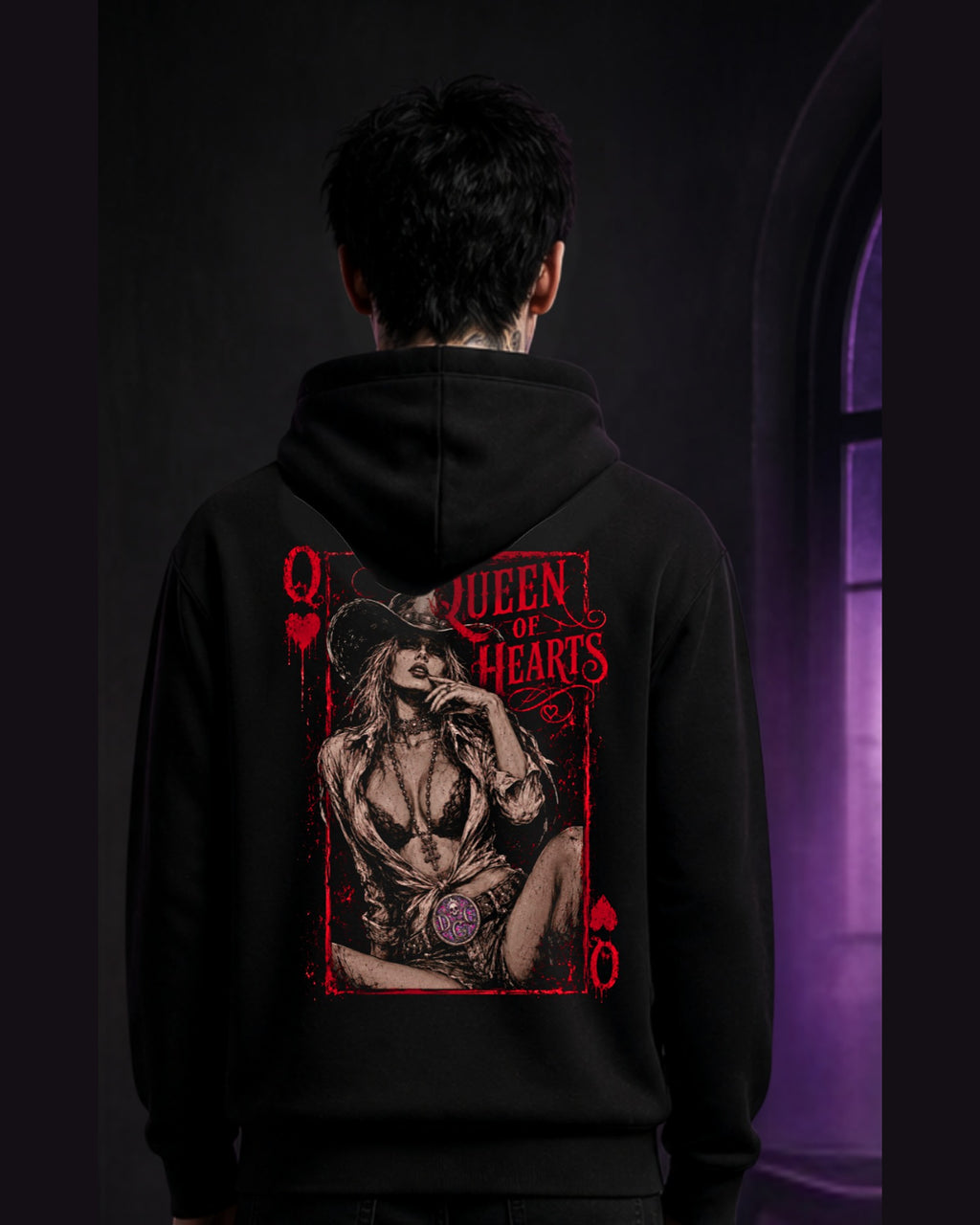 Queen of Hearts Hoodie