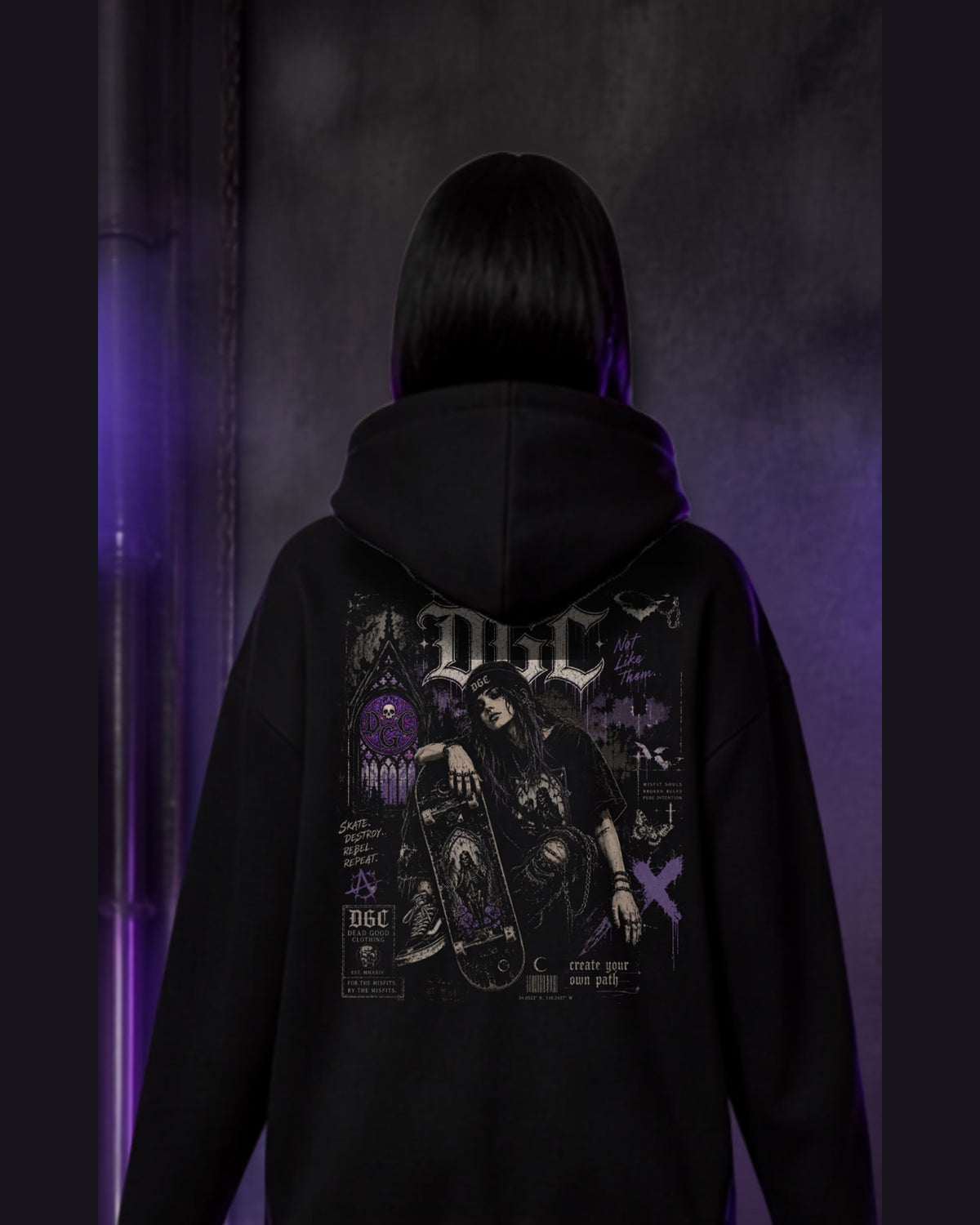 Skater Girl Hoodie