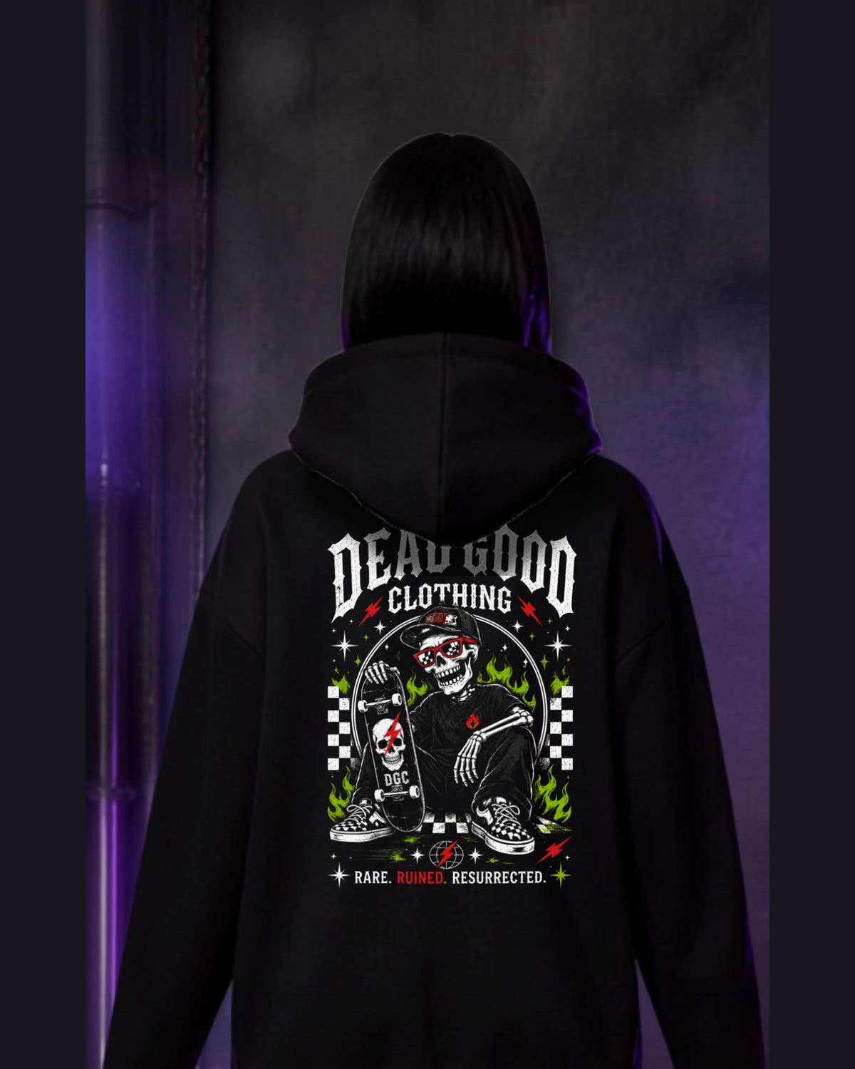 Skelly Skater Hoodie